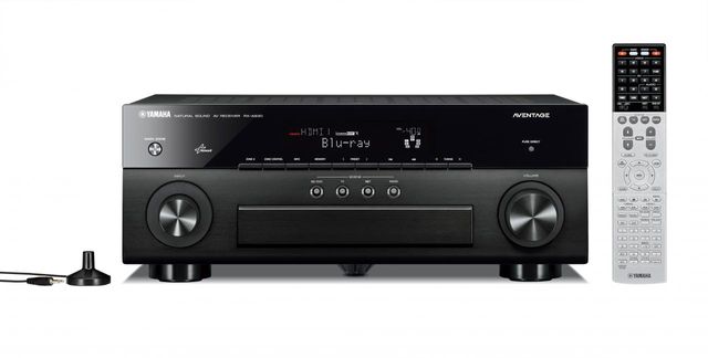 Yamaha Aventage 7.2 Channel Black Home Theater Receiver