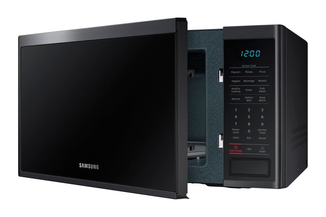Samsung 1.4 Cu. Ft. Fingerprint Resistant Black Stainless Steel Countertop Microwave 4