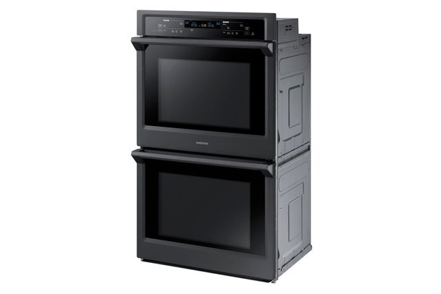 Samsung 30" Fingerprint Resistant Black Stainless Steel Electric Built In Double Wall Oven-NV51K6650DG-2