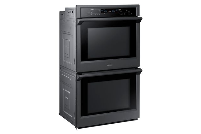 Samsung 30" Fingerprint Resistant Black Stainless Steel Electric Built In Double Wall Oven-NV51K6650DG-3