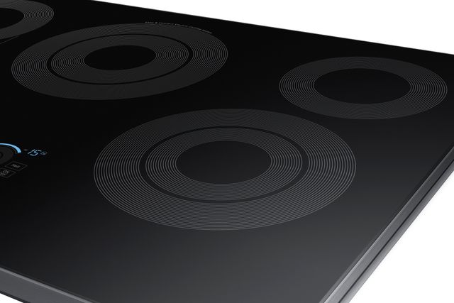 Samsung 30" Fingerprint Resistant Black Stainless Steel Electric Cooktop-NZ30K7570RG-1