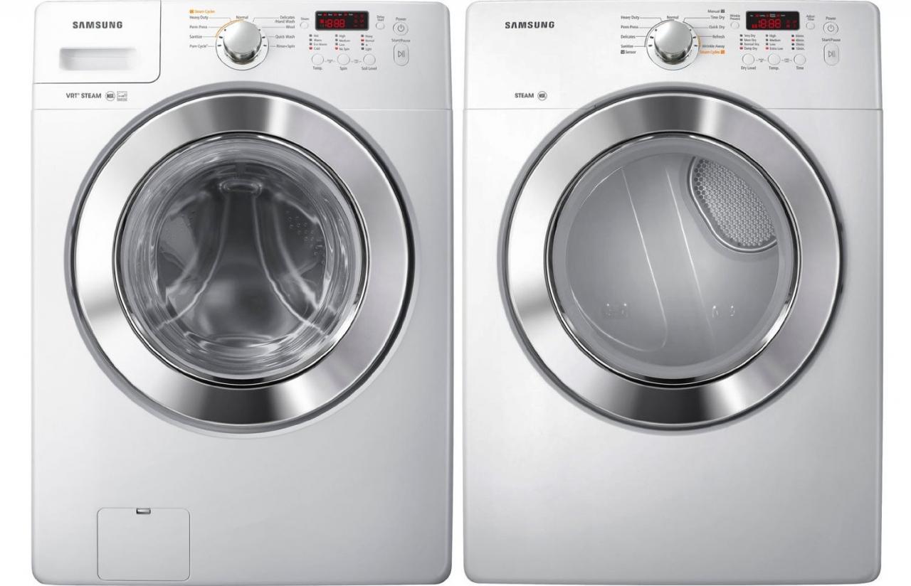 Samsung front clearance load washer dryer