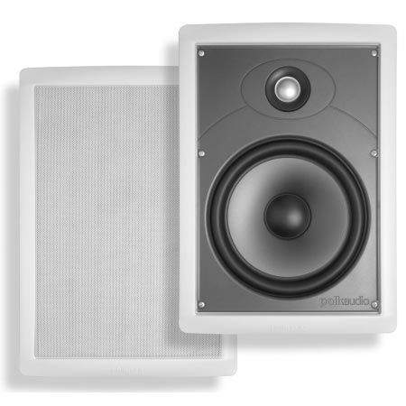 Polk Audio SC Series Rectangular 2-Way In-Wall Speaker-White