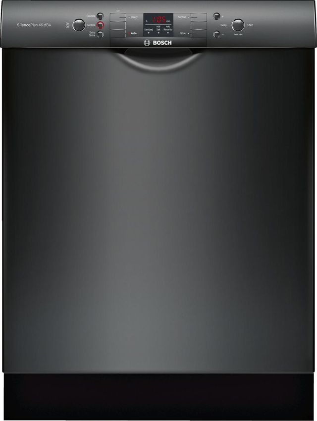 Bosch 300 Series 24" Built-In Dishwasher-Black 0