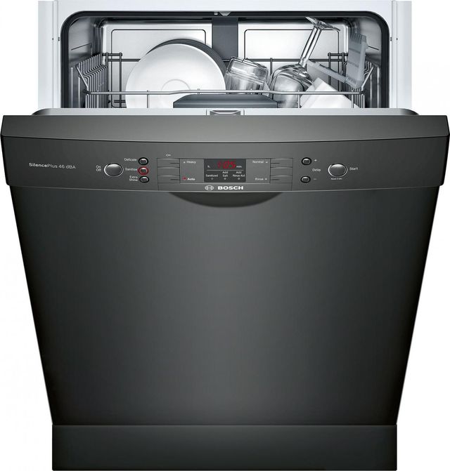 Bosch 300 Series 24" Built-In Dishwasher-Black 1