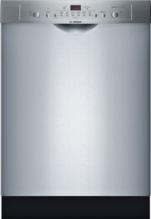 Bosch Ascenta® Series 24" Stainless Steel Front Control Built In Dishwasher