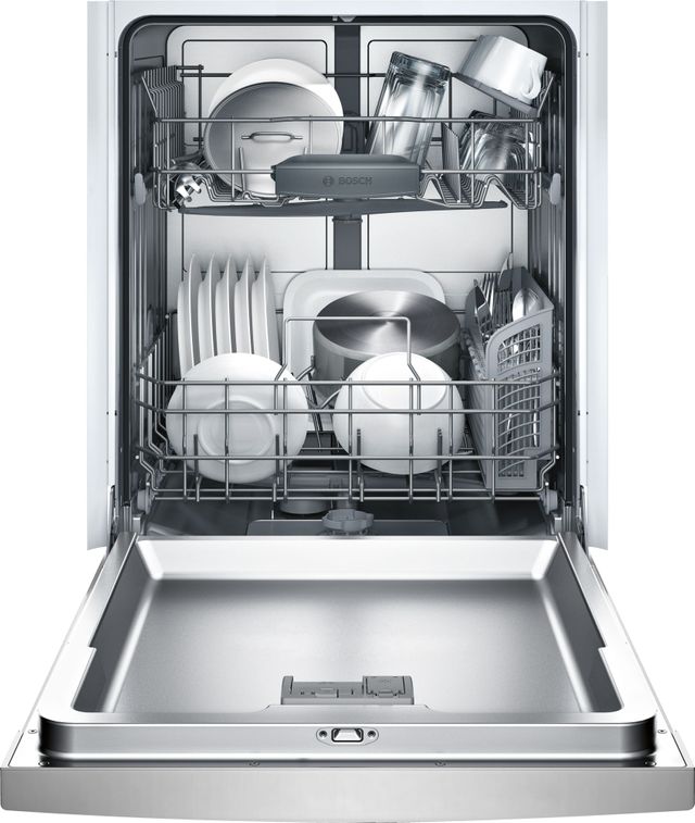 Bosch Ascenta® Series 24" Stainless Steel Front Control Built In Dishwasher-3