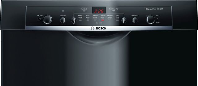 Bosch Ascenta® Series 24" Built In Dishwasher-Black-1