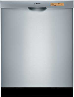 Bosch® Evolution 800 Series Semi-Integrated Dishwasher with 6 Wash Cycles, Nylon-Coated Racks, 19 Hours Delay Start and Silence Rating of 44 dBA: Stainless Steel