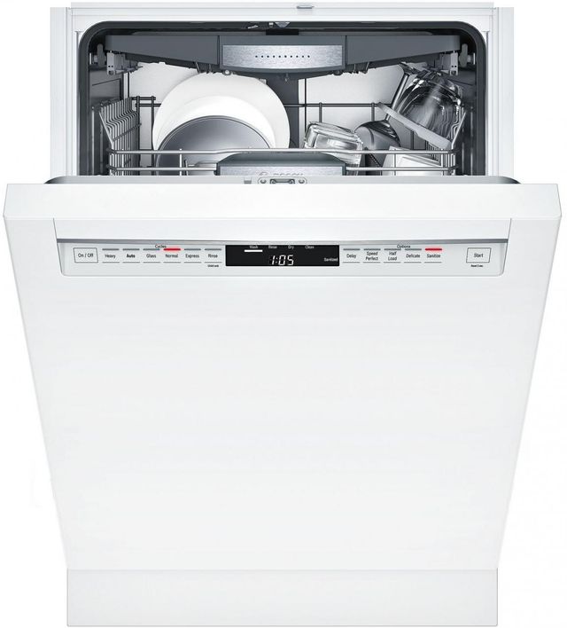 Bosch Benchmark® Series 24" Built In Dishwasher-White 2
