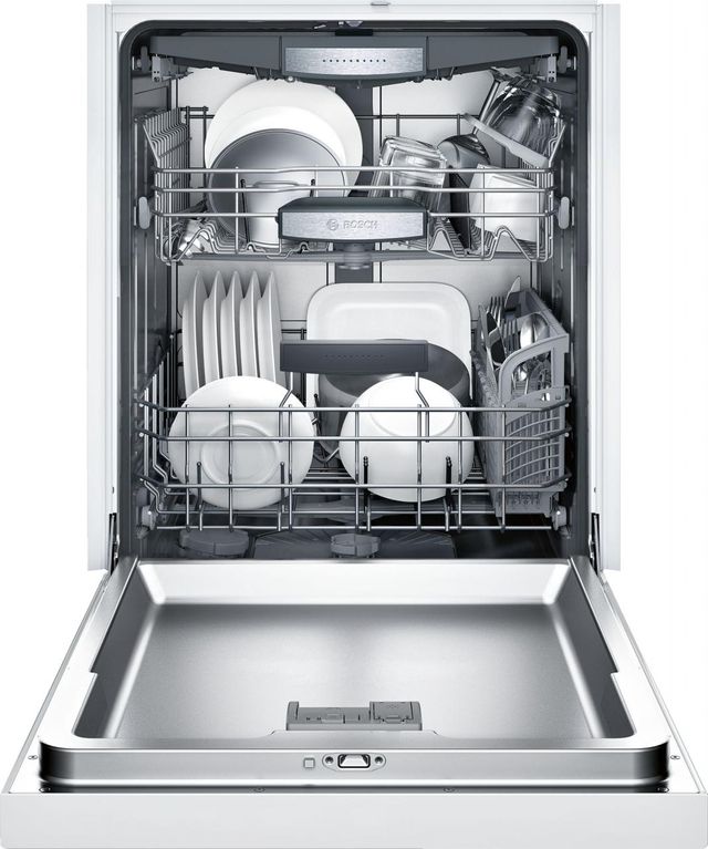 Bosch Benchmark® Series 24" Built In Dishwasher-White 3