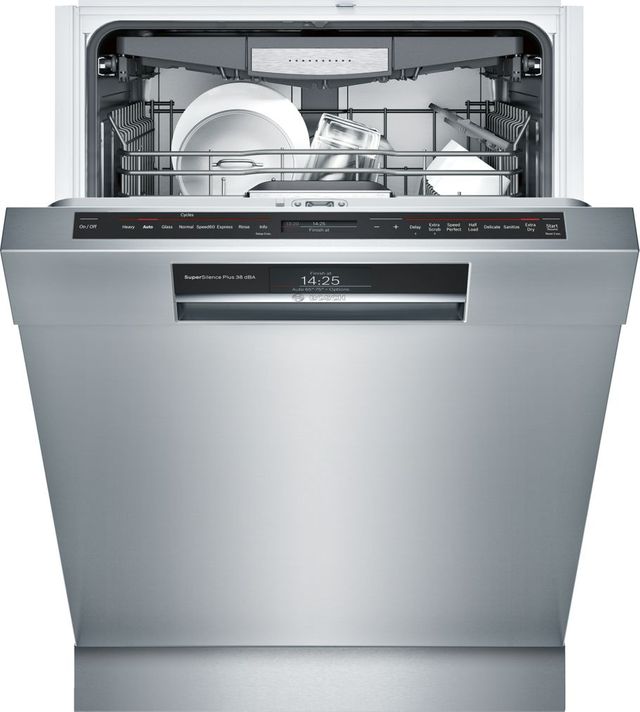 Bosch Benchmark® 24" Stainless Steel Built In Dishwasher-2