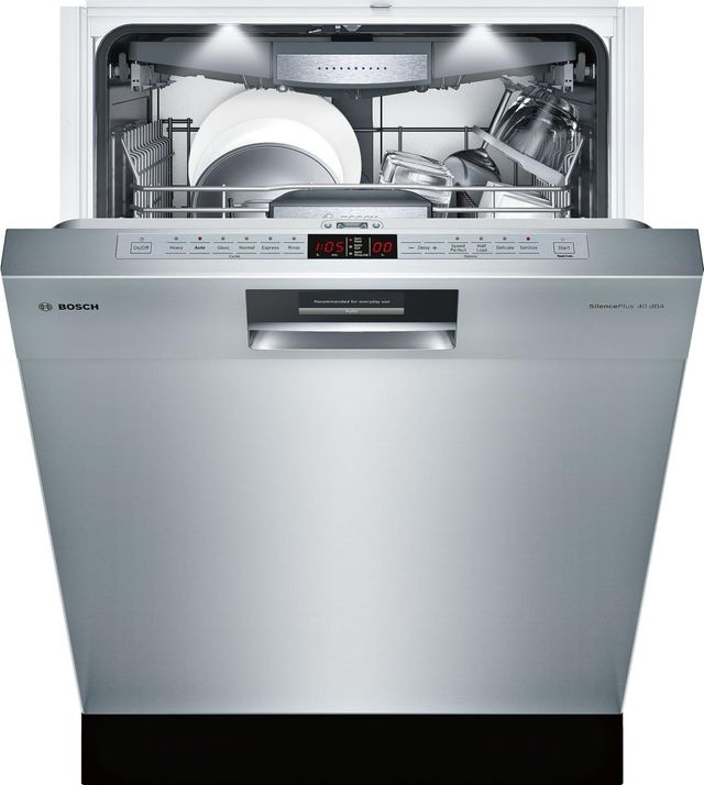 Bosch Benchmark® Series 24" Built-In Dishwasher-Stainless Steel 2