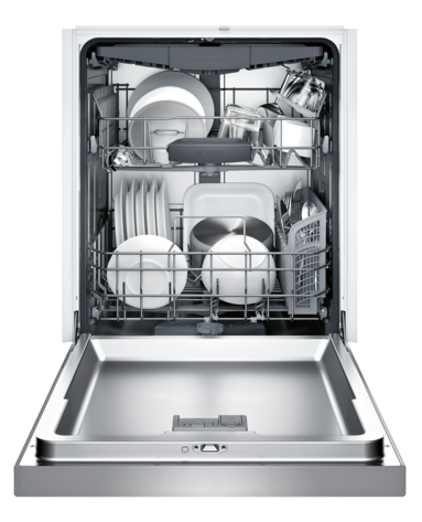 Bosch® 300 Series 24" Stainless Steel Built In Dishwasher-2