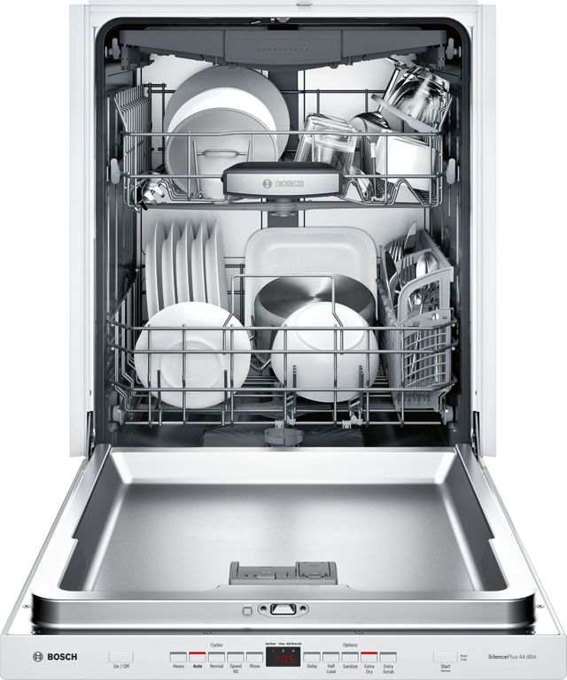 Bosch 500 Series 24" Built In Dishwasher-White 1