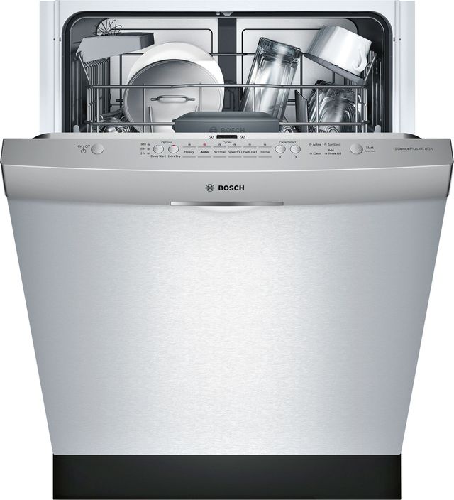 Bosch Ascenta® Series 24" Built-In Dishwasher-Stainless Steel 3