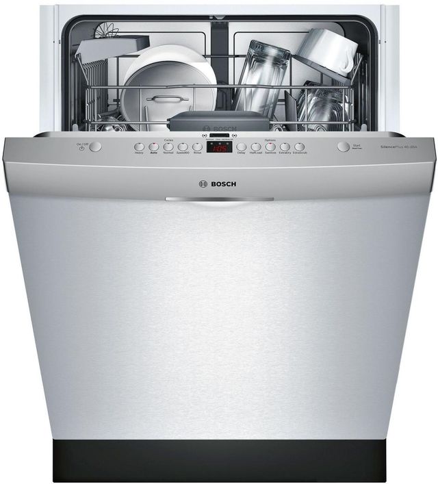 Bosch Ascenta® Series 24" Built-In Dishwasher-Stainless Steel 4