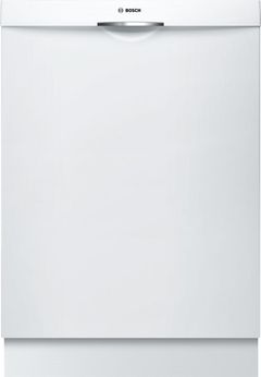 Bosch® 300 Series 24" White Top Control Built In Dishwasher