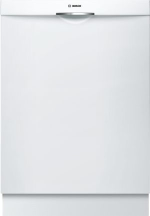 Bosch® 300 Series 24" White Top Control Built In Dishwasher