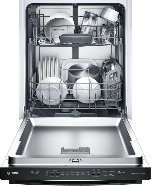 Bosch Ascenta® Series 24" Built In Dishwasher-Black 3