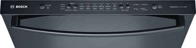 Bosch Ascenta® Series 24" Built In Dishwasher-Black 1