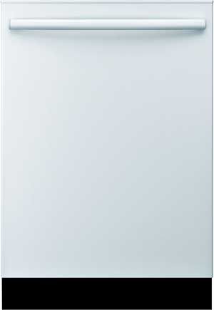 Bosch® Integra 500 Series Fully Integrated Dishwasher with 5 Wash Cycles, Nylon-Coated Racks, 19 Hour Delay Start and Silence Rating of 47 dBA: White