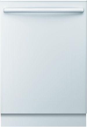 Bosch Ascenta Series Fully Integrated Dishwasher with 6 Wash Cycles, Nylon Coated Racks, Opti Dry Technology, Silence Rating of 50 dB and Energy Star Qualified: White