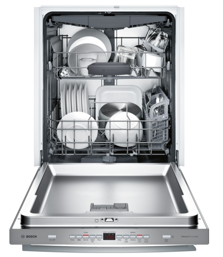 Bosch 300 Series 24" Built In Dishwasher-Stainless Steel-2
