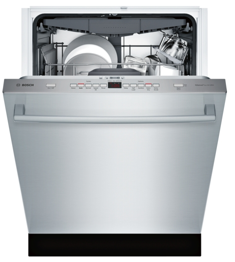 Bosch® 300 Series 24" Stainless Steel Top Control Built In Dishwasher-1