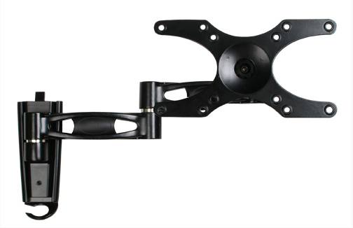 SnapAV Strong™ Universal Single-Arm Articulating Mount-Black