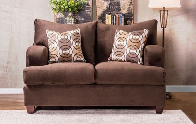 Sm6110-sf Furniture Of America Tabitha - Wine Sofa - Wine