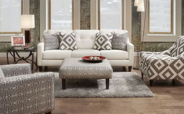 Furniture of America® Parker Ottoman-1