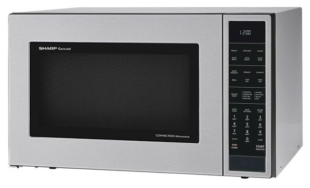 Sharp® Carousel® 1.5 Cu. Ft. Stainless Steel Convection Countertop Microwave 3