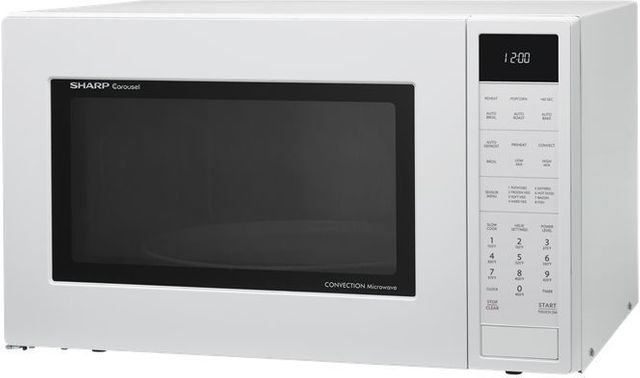 Sharp® Carousel® 1.5 Cu. Ft. White Convection Countertop Microwave-2