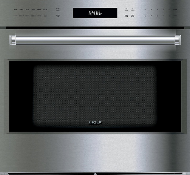 Wolf® E Series 30" Stainless Steel Professional Single Electric Wall Oven-0