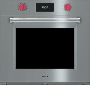 Wolf® M Series 30" Stainless Steel Professional Single Electric Built in Wall Oven