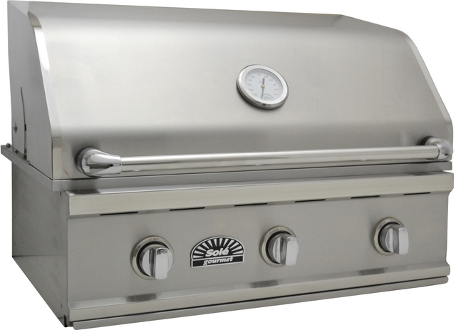 Sole Gourmet™ Luxury TR Series 32" Built-In Grill-Stainless Steel 2