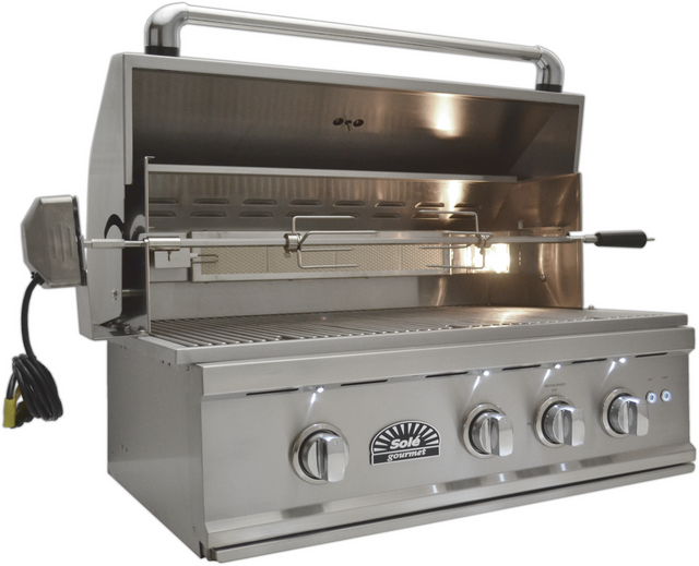 Sole Gourmet™ Luxury TR Series 32" Built-In Grill-Stainless Steel 1