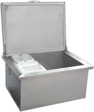 Sole Gourmet™ Drop-In Ice Chest-Stainless Steel
