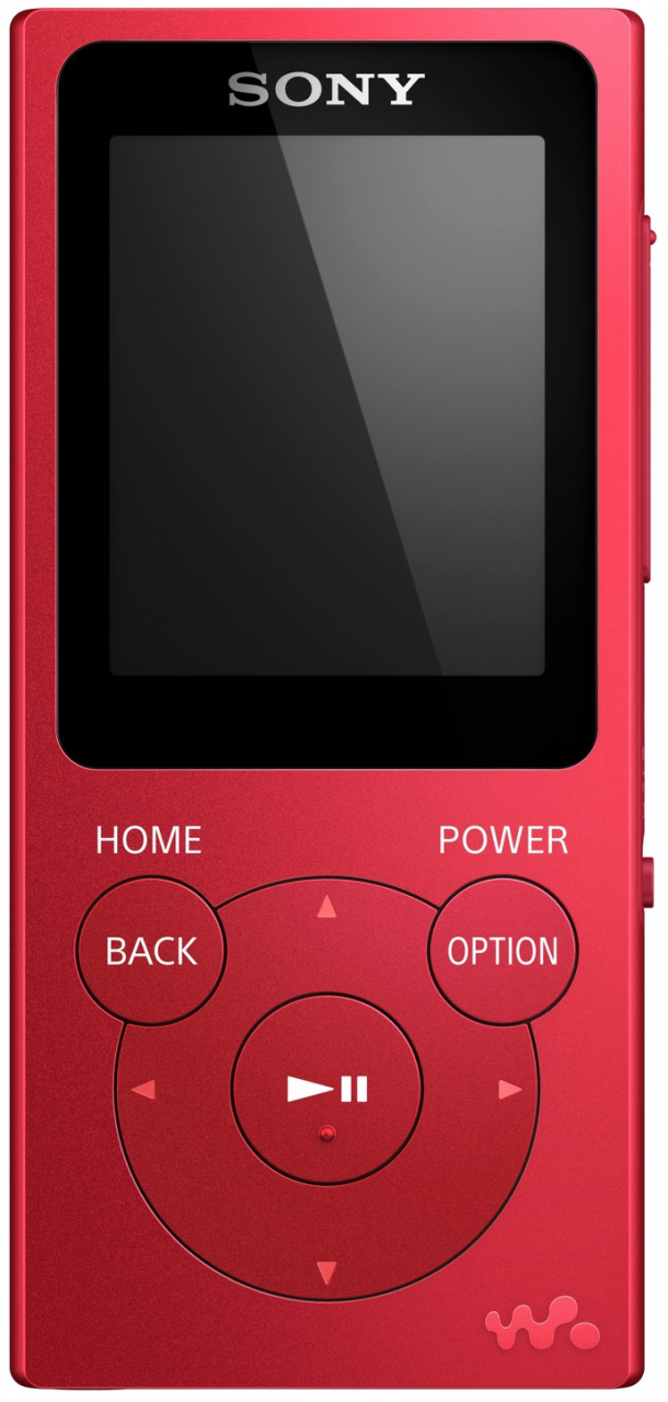 Sony® NW-390 Series 8GB Red Walkman® MP3 Player 0