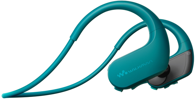 Sony® Waterproof Sports Werable 4GB Blue Walkman® MP3 Player 1
