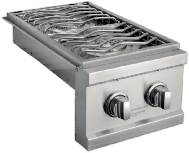 Sole Gourmet™ 13" Double Side Burner-Stainless Steel-0