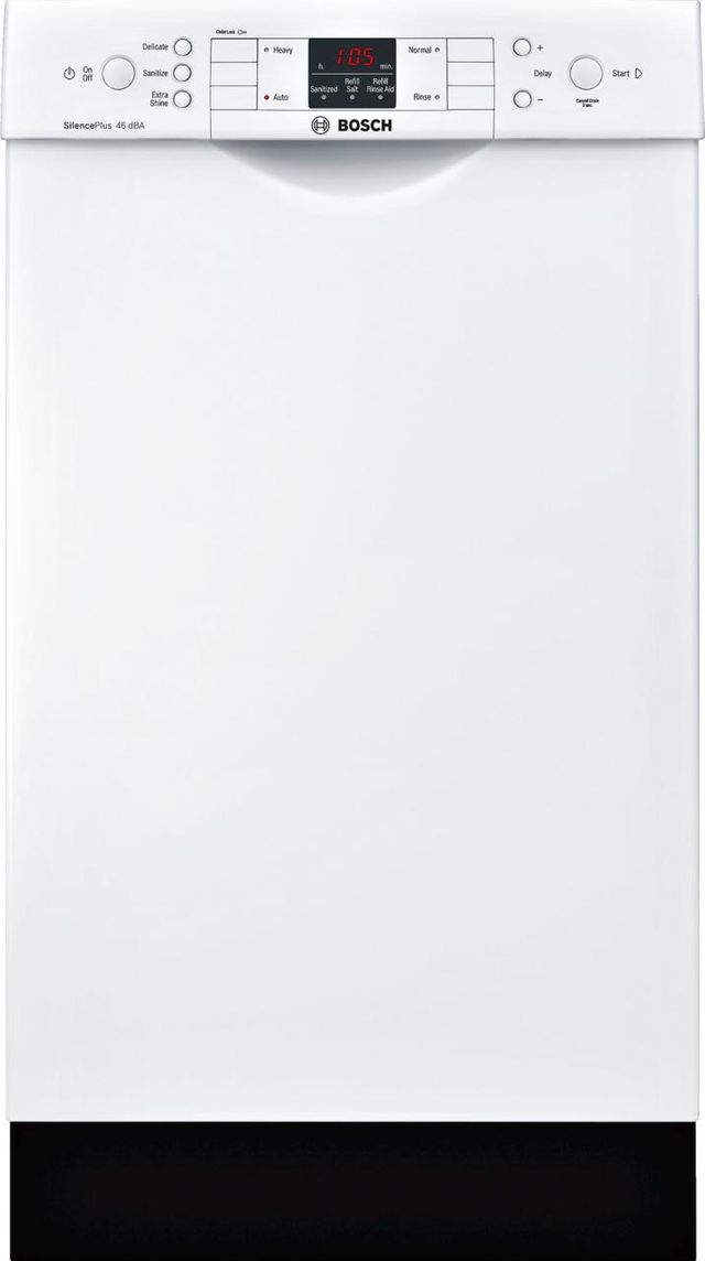 Bosch® 300 Series 18" Built-In Dishwasher-White