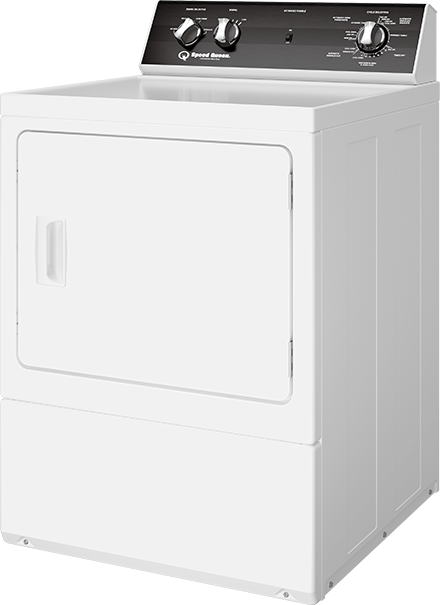 Speed Queen® DR5000WE 7.0 Cu. Ft. White Front Load Electric Dryer 2