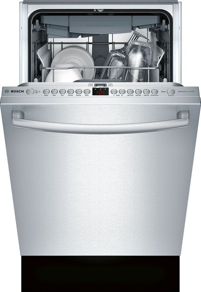 Bosch 800 Series 18" Built In Dishwasher-Stainless Steel-2