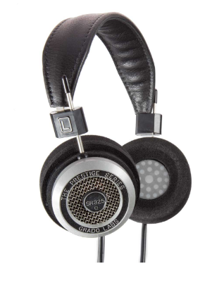Grado Prestige Series Black Stainless Steel Wired On-Ear Headphones