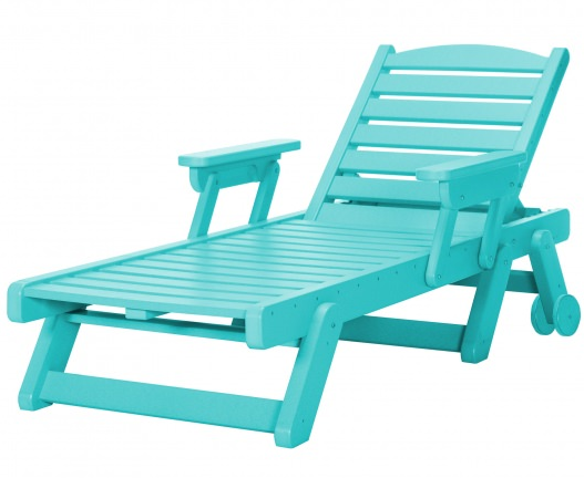 Pawleys Island Chaise Lounge-Turquoise 0