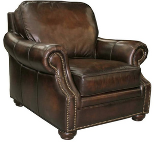 Hooker® Furniture SS Montgomery Dark Walnut/Sedona Chateau Chair