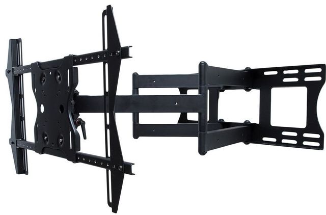 SunBriteTV® Black Dual Arm Articulating Outdoor Weatherproof Mount-0