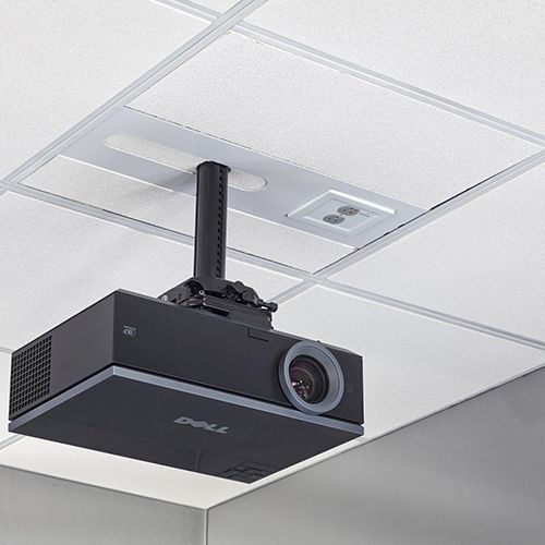 Chief® Black Suspended Ceiling Projector System 0